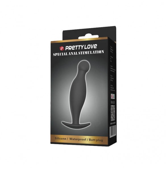 PRETTY LOVE - Anal Stimulation Butt Plug III (Black) PRETTY LOVE - Anal Stimulation Butt Plug III (Black)